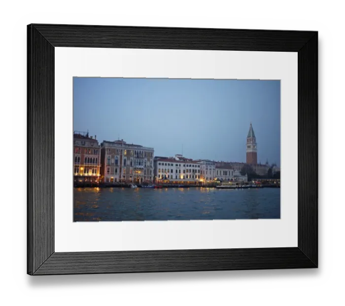 Framed Print : Venice, Canal Grande, Campanile Framed Print : Venice, Canal Grande, Campanile