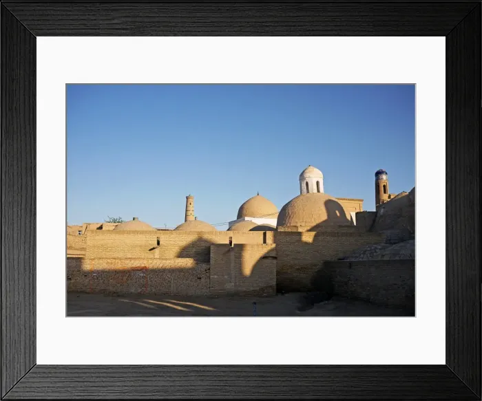 Framed Print : Khiva skyline