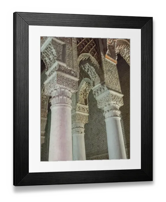 Framed Print : Saadian tombs, Medina, Marrakech, Morocco