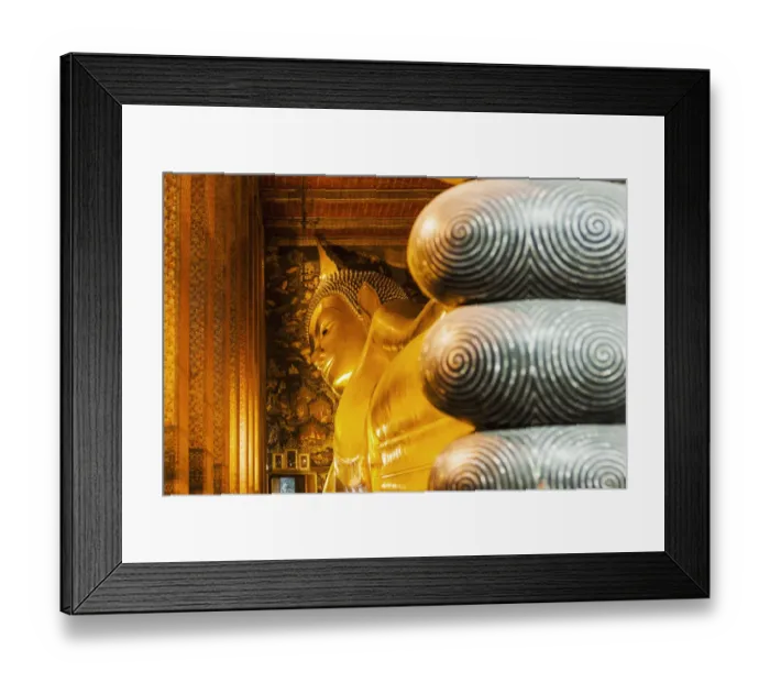 Framed Print : Wat Pho Temple, the Reclining Buddha Framed Print : Wat Pho Temple, the Reclining Buddha