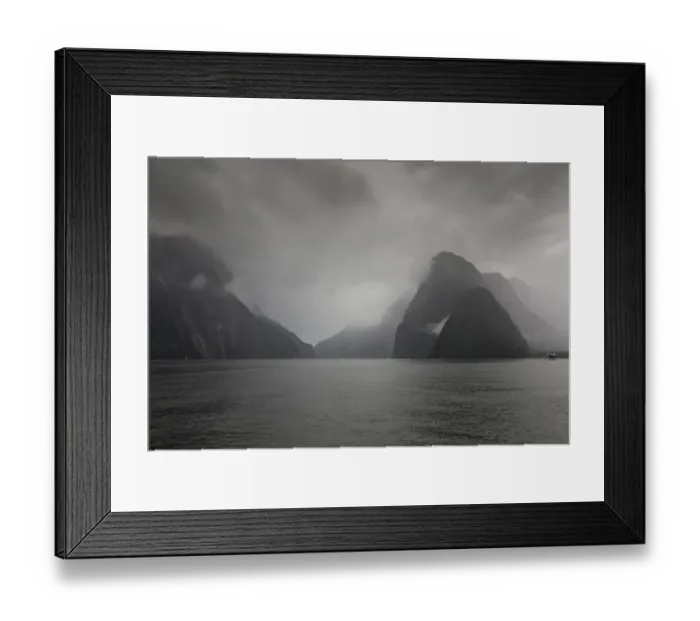 Framed Print : Clouds at Milford Sound, Fiordland National Park, Southland Region, New Zealand Framed Print : Clouds at Milford Sound, Fiordland National Park, Southland Region, New Zealand