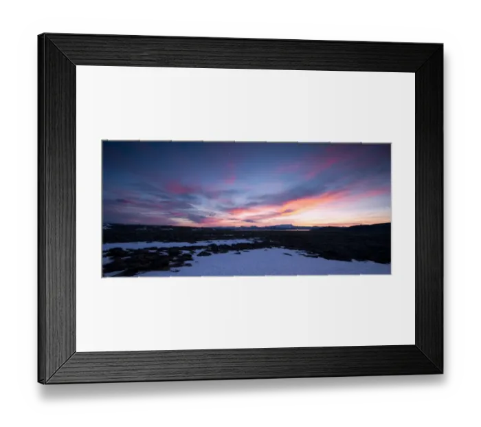 Framed Print : Icelandic Sunset Framed Print : Icelandic Sunset