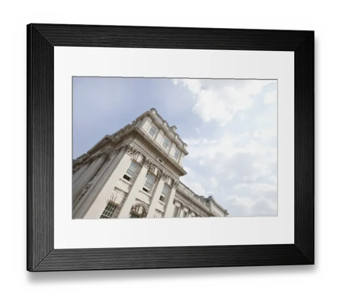 Framed Print : Low angle view of Old Royal Naval College, Greenwich, London Framed Print : Low angle view of Old Royal Naval College, Greenwich, London