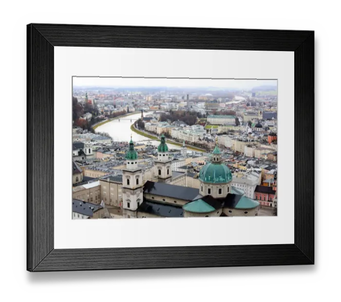 Framed Print : The Salzach River in Salzburg Austria Framed Print : The Salzach River in Salzburg Austria