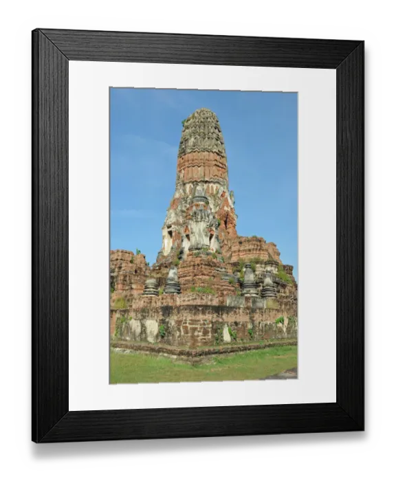 Framed Print : Ruined Prang and Stupas, Wat Phra Ram, Ayutthaya Framed Print : Ruined Prang and Stupas, Wat Phra Ram, Ayutthaya