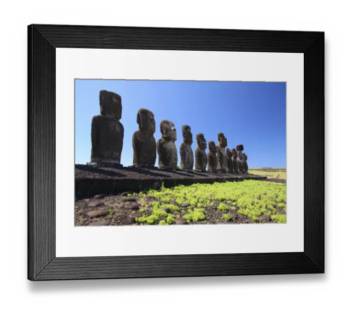 Framed Print : Easter Island, Ahu Tongariki Framed Print : Easter Island, Ahu Tongariki