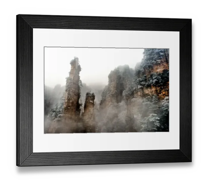 Framed Print : Quartz Sandstone Peak Forest Framed Print : Quartz Sandstone Peak Forest