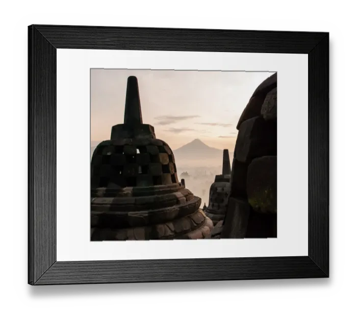 Framed Print : Borobudur, Java Framed Print : Borobudur, Java