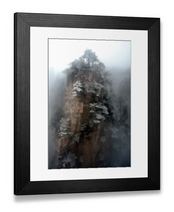 Framed Print : Quartz Sandstone Peak Forest Framed Print : Quartz Sandstone Peak Forest