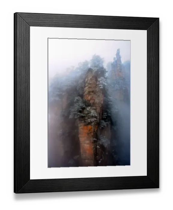 Framed Print : Quartz Sandstone Peak Forest Framed Print : Quartz Sandstone Peak Forest