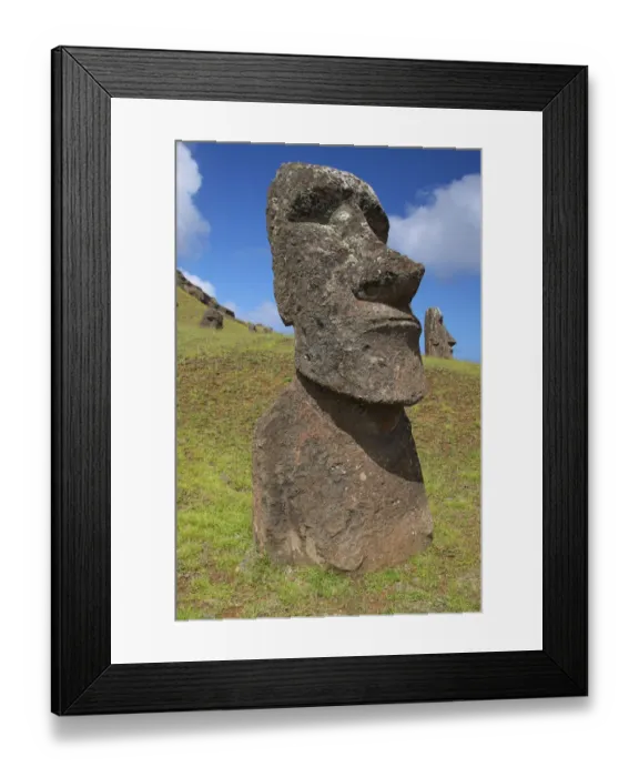 Framed Print : Easter Island, Rano Raraku, Moai Framed Print : Easter Island, Rano Raraku, Moai
