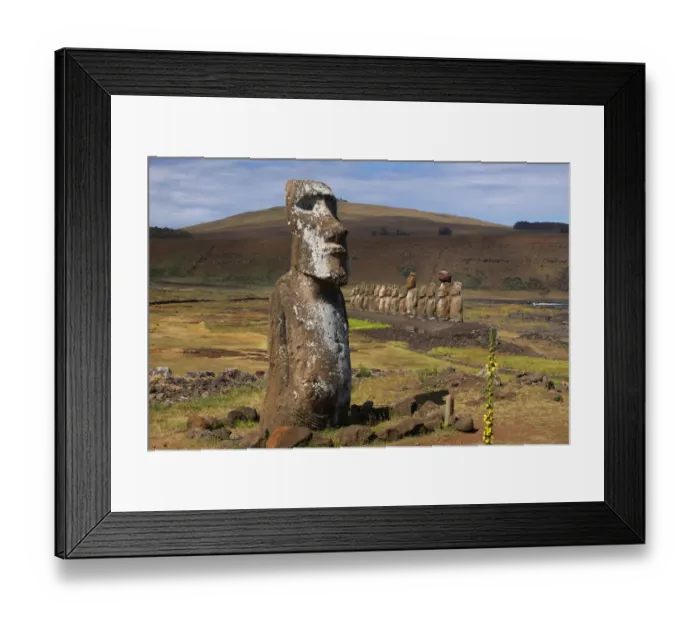 Framed Print : Easter Island, Ahu Tongariki Framed Print : Easter Island, Ahu Tongariki