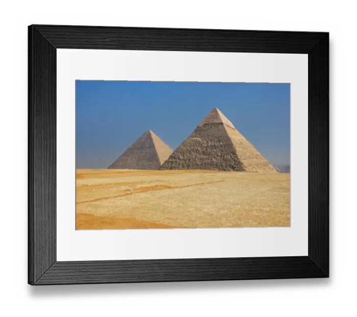 Framed Print : Egyptian Pyramids of Giza Framed Print : Egyptian Pyramids of Giza