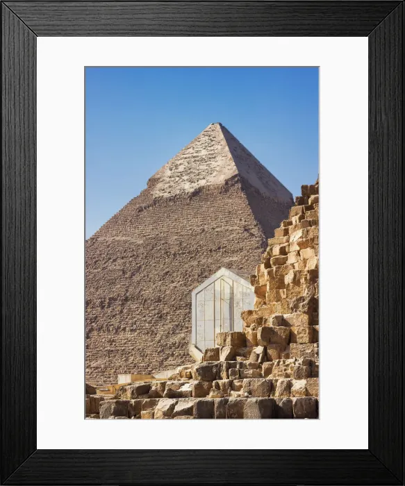 Framed Print : Egyptian Pyramids of Giza Framed Print : Egyptian Pyramids of Giza