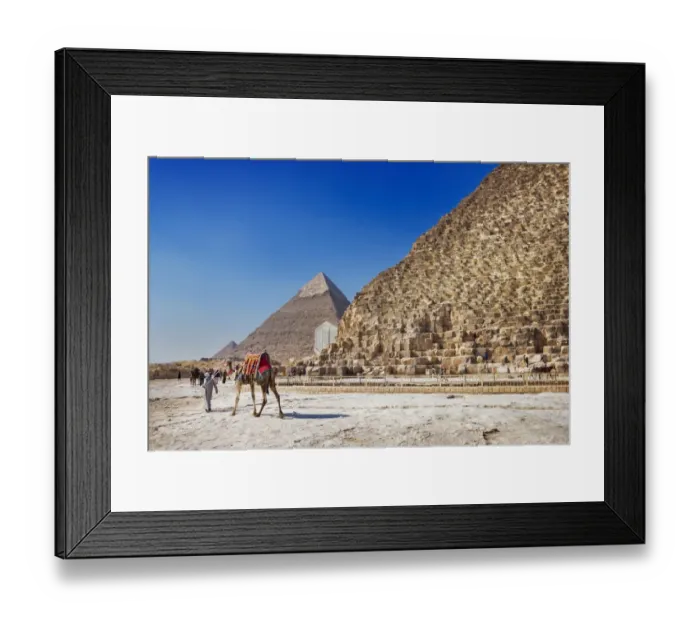 Framed Print : Egyptian Pyramids of Giza Framed Print : Egyptian Pyramids of Giza