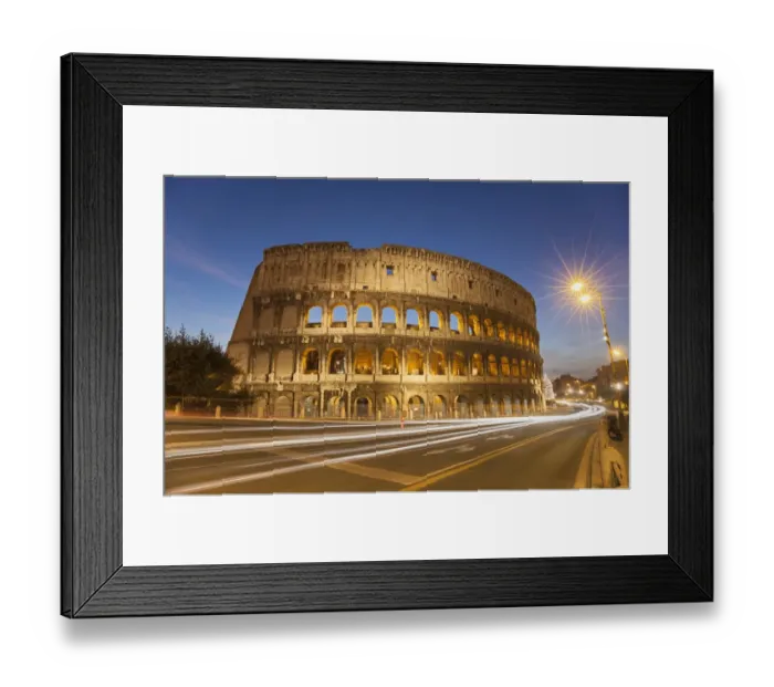 Framed Print : The Colosseum by night, Rome, Lazio, Italy Framed Print : The Colosseum by night, Rome, Lazio, Italy