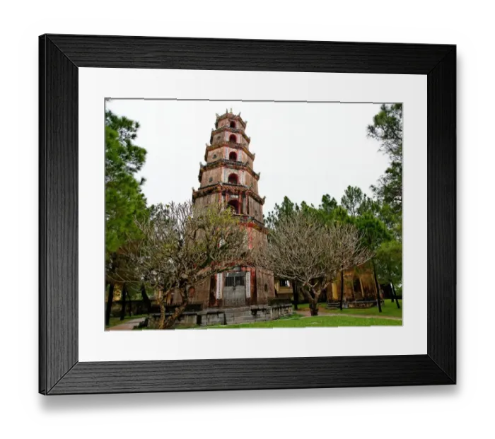 Framed Print : Thien Mu Pagoda in Hue, Vietnam Framed Print : Thien Mu Pagoda in Hue, Vietnam