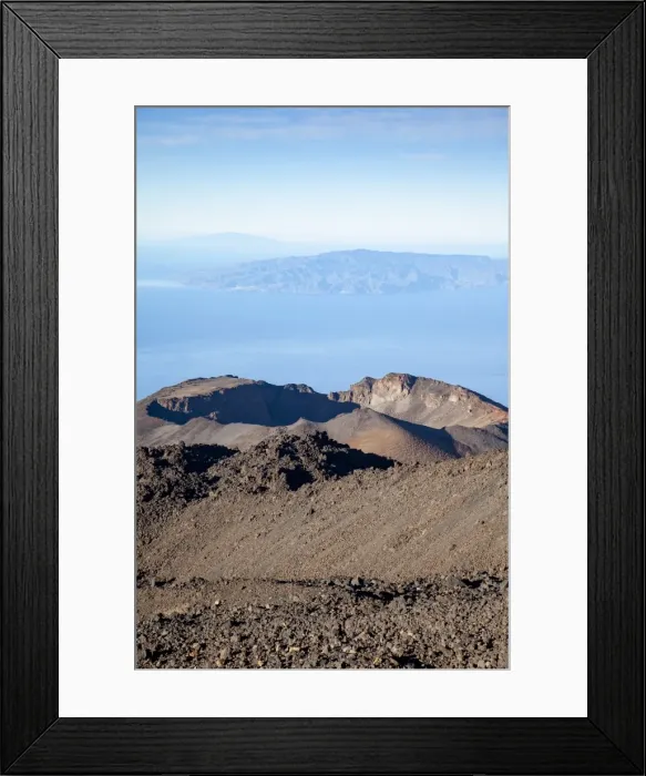 Framed Print : Crater of Pico Viejo volcano Framed Print : Crater of Pico Viejo volcano