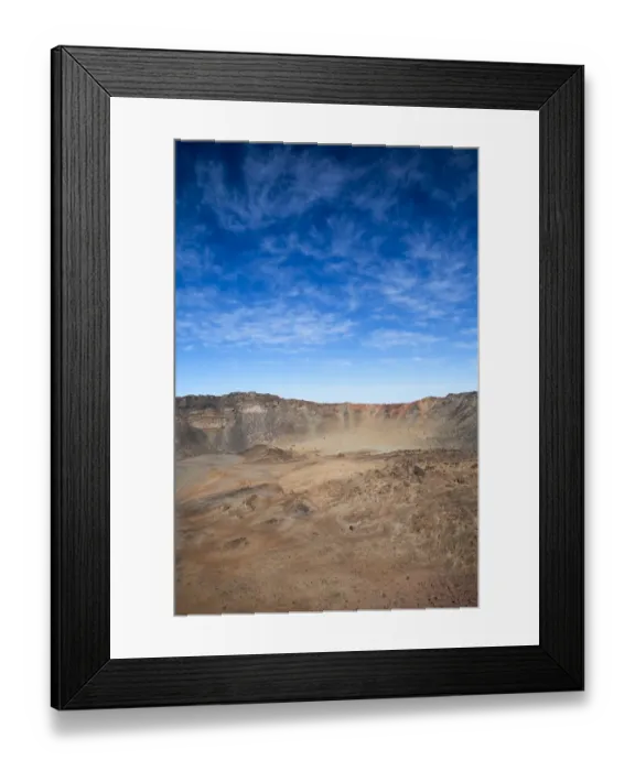 Framed Print : Crater of Pico Viejo volcano Framed Print : Crater of Pico Viejo volcano