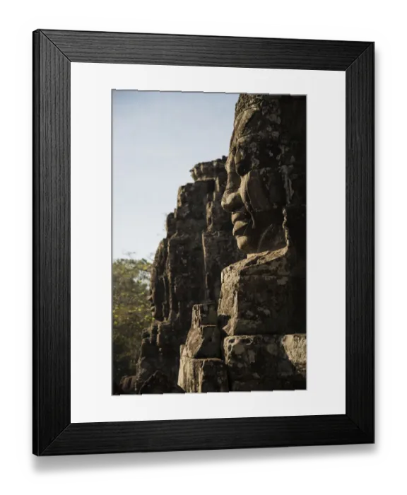 Framed Print : The Faces of Bayon Framed Print : The Faces of Bayon
