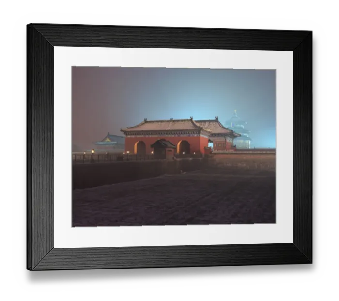 Framed Print : Temple of Heaven at Twilight, Beijing China Framed Print : Temple of Heaven at Twilight, Beijing China