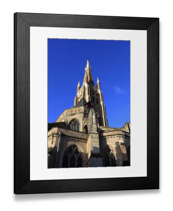 Framed Print : Church of Our Lady, Bruges City Framed Print : Church of Our Lady, Bruges City