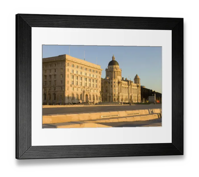 Framed Print : Liverpool waterfront buildings Framed Print : Liverpool waterfront buildings