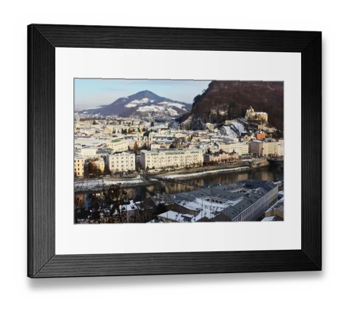 Framed Print : Aerial view from Salzburg Framed Print : Aerial view from Salzburg