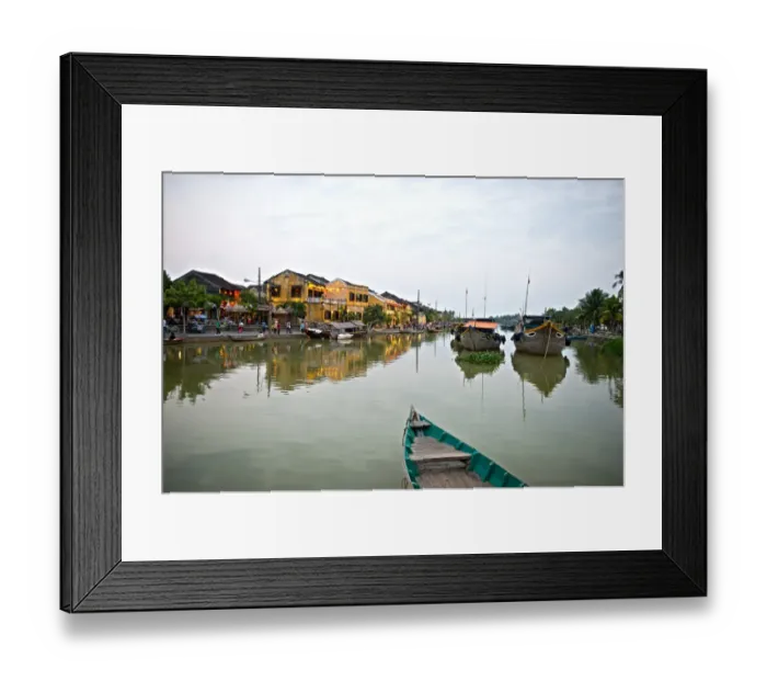 Framed Print : River of Hoi An Quang Nam Province Vietnam Framed Print : River of Hoi An Quang Nam Province Vietnam