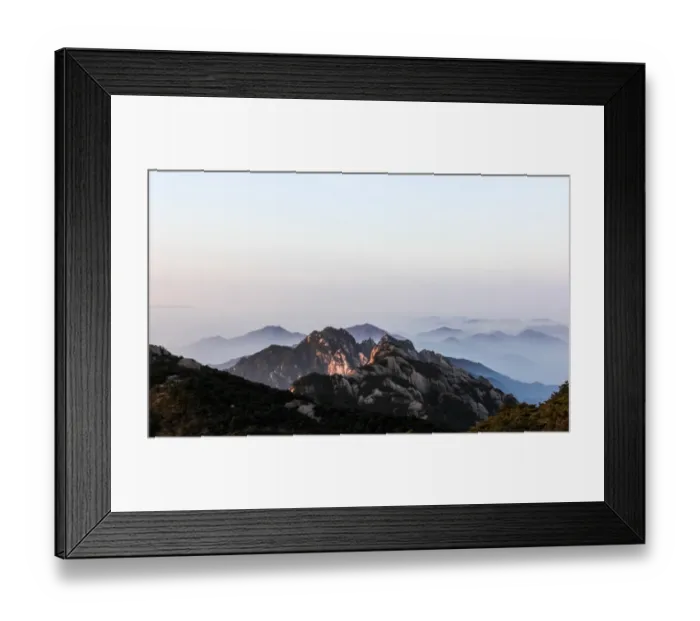 Framed Print : Fog rolling over Mount Huangshan (Yellow Mountain or Mt. Huangshan), Anhui Province, China Framed Print : Fog rolling over Mount Huangshan (Yellow Mountain or Mt. Huangshan), Anhui Province, China