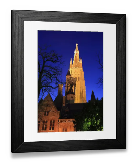 Framed Print : Church of Our Lady, Bruges City Framed Print : Church of Our Lady, Bruges City