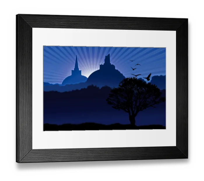 Framed Print : Buddhist Stupas at World Heritage site Framed Print : Buddhist Stupas at World Heritage site