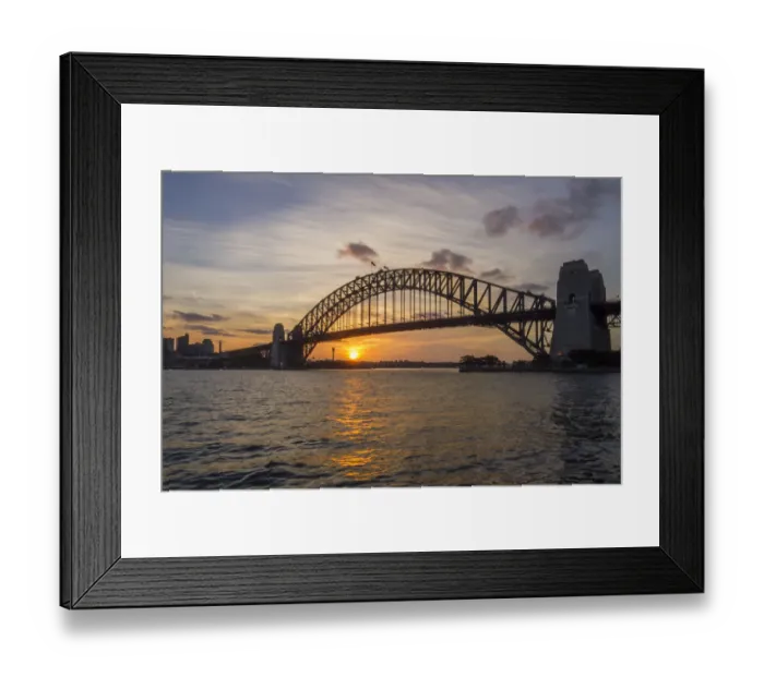 Framed Print : Harbour Bridege at Sydney, Australia Framed Print : Harbour Bridege at Sydney, Australia