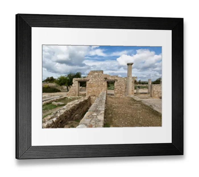 Framed Print : Kourions Archaeological site Cyprus Framed Print : Kourions Archaeological site Cyprus