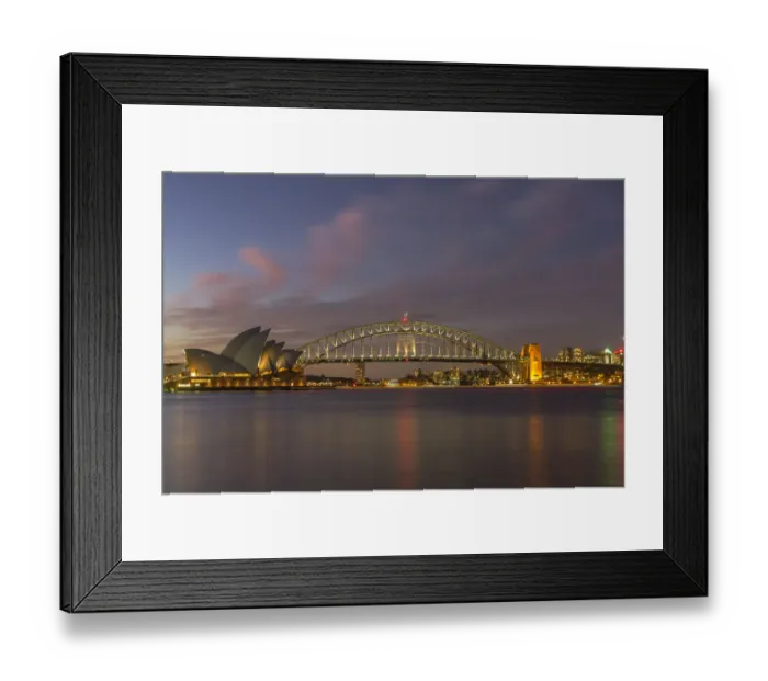 Framed Print : Opera House, Harbour Bridege at Sydney, Australia