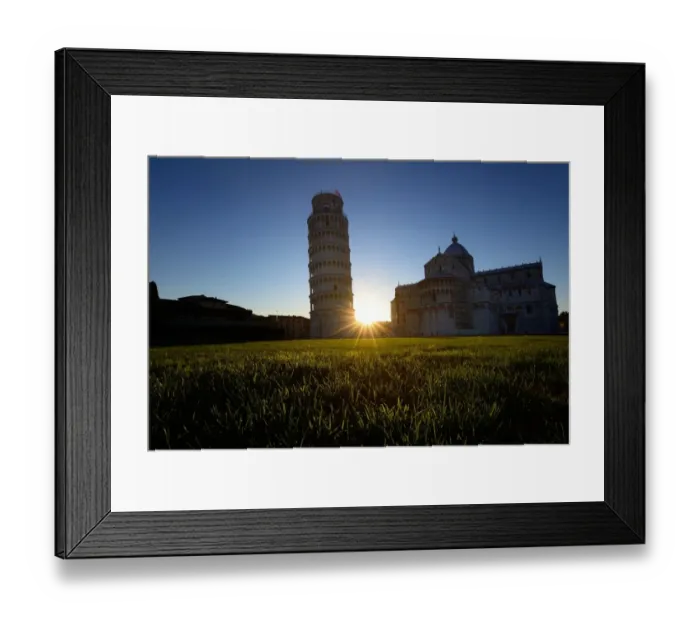 Framed Print : Leaning Tower of Pisa, Italy Framed Print : Leaning Tower of Pisa, Italy