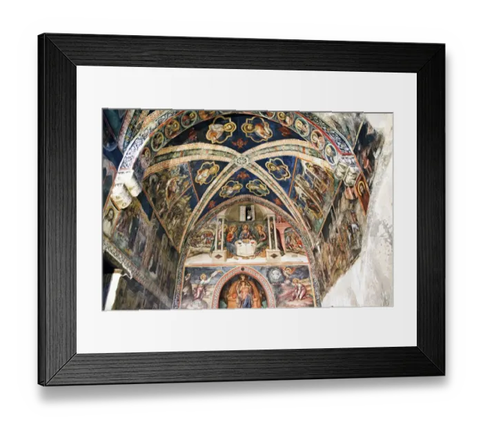 Framed Print : Agios Ioannis Lambadistis Monastery, World Cultural Heritage, Cyprus