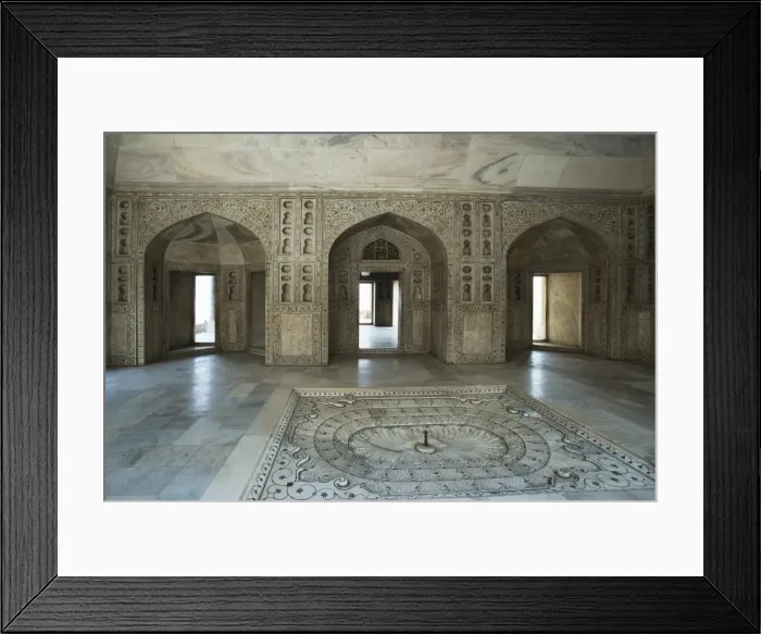 Framed Print : Interiors view of Khas Mahal, Agra Fort, Agra, Uttar Pradesh, India
