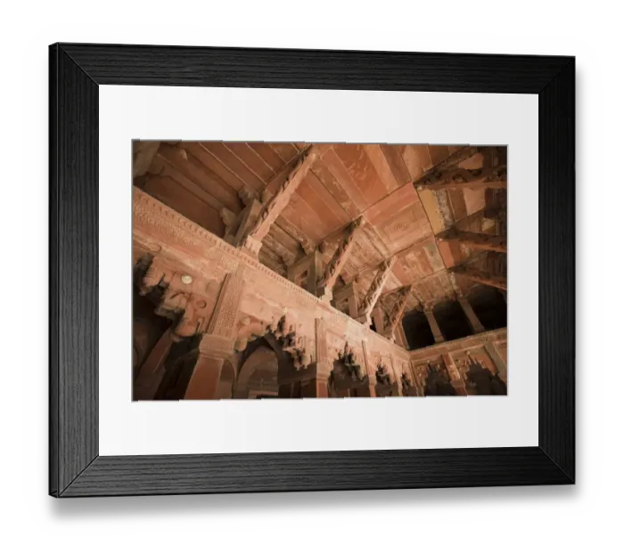Framed Print : Interiors view of Agra Fort, Agra, Uttar Pradesh, India