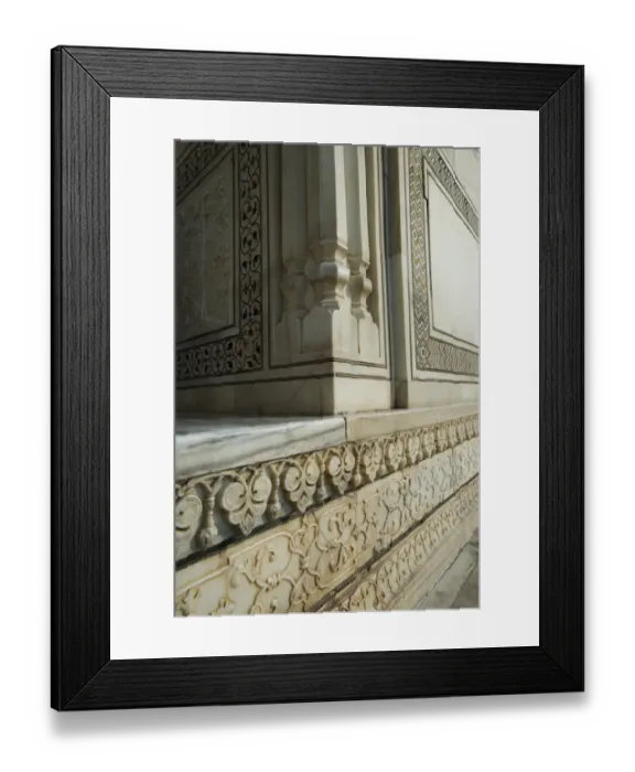 Framed Print : Architectural detail of the Taj Mahal, Agra, Uttar Pradesh, India Framed Print : Architectural detail of the Taj Mahal, Agra, Uttar Pradesh, India