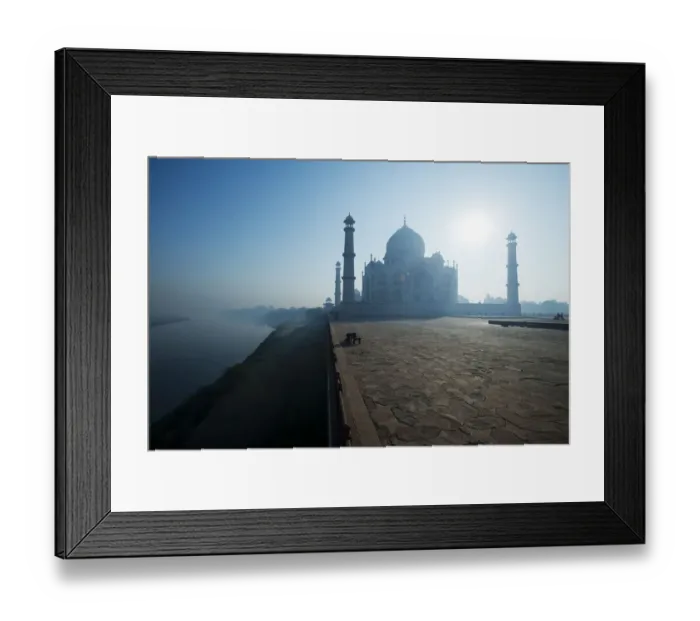 Framed Print : Morning light on the Taj Mahal, Agra, Uttar Pradesh, India