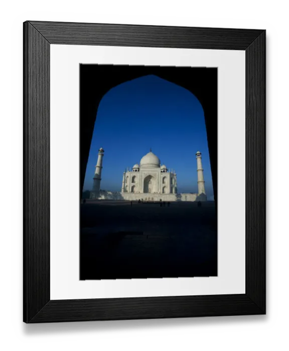 Framed Print : View of the Taj Mahal through archway, Agra, Uttar Pradesh, India Framed Print : View of the Taj Mahal through archway, Agra, Uttar Pradesh, India