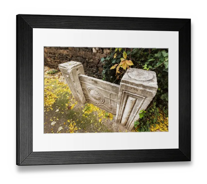 Framed Print : Decorative stone carvings, Church of St. George Framed Print : Decorative stone carvings, Church of St. George
