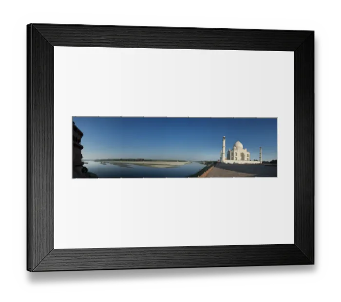 Framed Print : Taj Mahal at bank of Yamuna River, Agra, Uttar Pradesh, India Framed Print : Taj Mahal at bank of Yamuna River, Agra, Uttar Pradesh, India