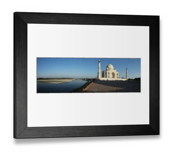 Framed Print : Taj Mahal at bank of Yamuna River, Agra, Uttar Pradesh, India Framed Print : Taj Mahal at bank of Yamuna River, Agra, Uttar Pradesh, India