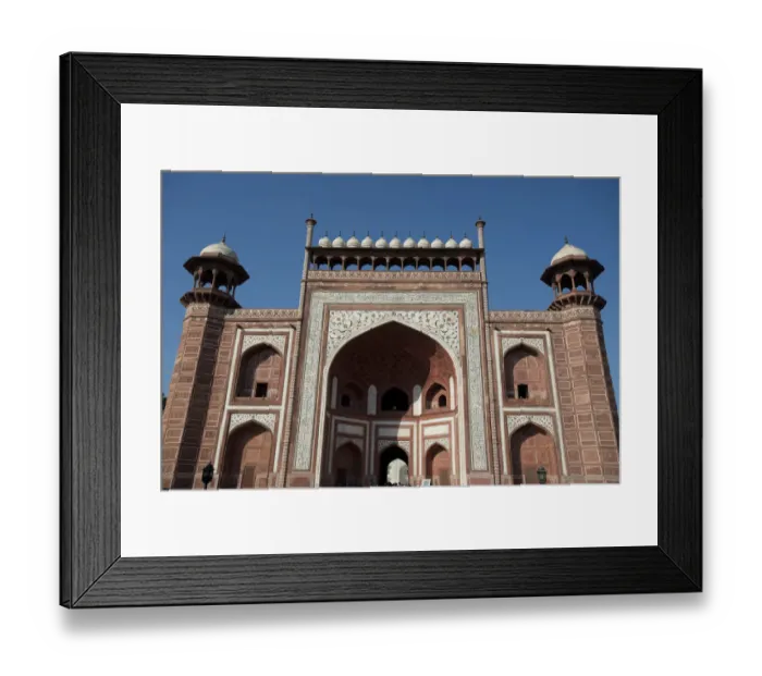 Framed Print : Great gate (Darwaza-i rauza) gateway to the Taj Mahal, Agra, Uttar Pradesh, India Framed Print : Great gate (Darwaza-i rauza) gateway to the Taj Mahal, Agra, Uttar Pradesh, India
