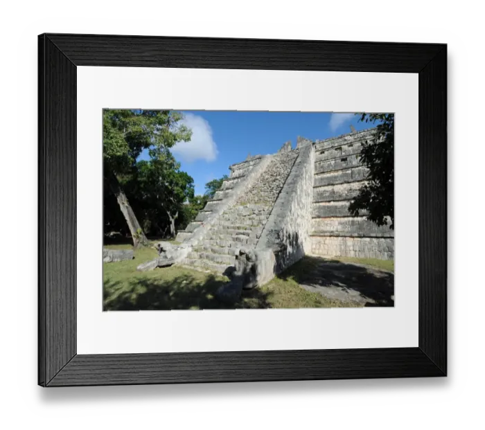 Framed Print : Osario Mayan Step Pyramid Framed Print : Osario Mayan Step Pyramid