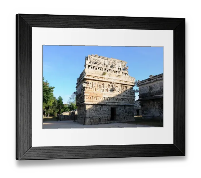 Framed Print : Ancient Mayan Temple Buildings, Chichen Itza Framed Print : Ancient Mayan Temple Buildings, Chichen Itza