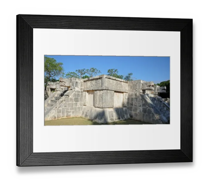 Framed Print : Platform of Eagles and Jaguars, Chichen Itza Framed Print : Platform of Eagles and Jaguars, Chichen Itza