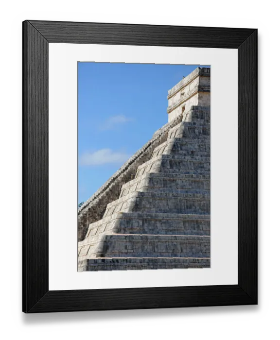 Framed Print : El Castillo Mayan Step Pyramid, Chichen Itza Framed Print : El Castillo Mayan Step Pyramid, Chichen Itza
